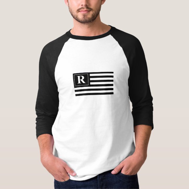 Planet rumlar baseball Jersey Tee Shirt (Framsida)