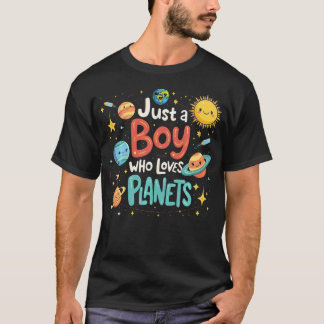 Planet s För Pojkar Sol System Astrologi T Shirt