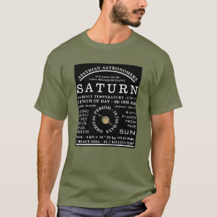 Planet Saturn Astronomy T Shirt
