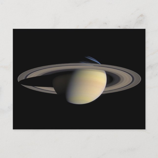 Planet Saturn från Cassini Orbiter Vykort (Framsida)