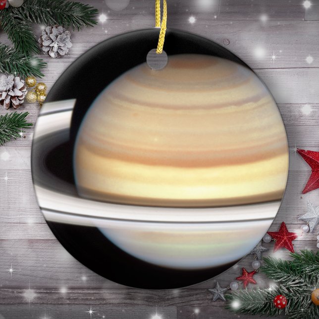 Planet Saturn Julgran Julgransprydnad Keramik (Skapare uppladdad)