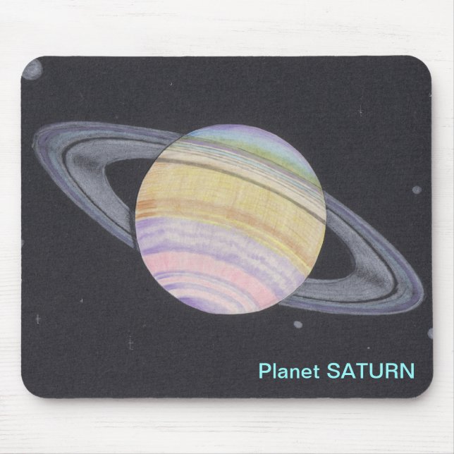 Planet SATURN mousepad Musmatta (Framsidan)