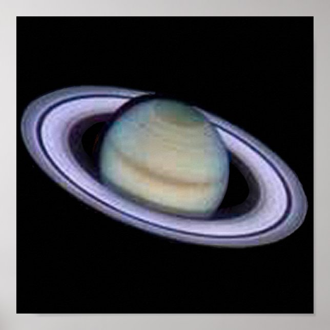 Planet Saturn Poster (Framsidan)