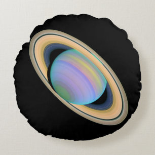 Planet Saturn Rund Kudde