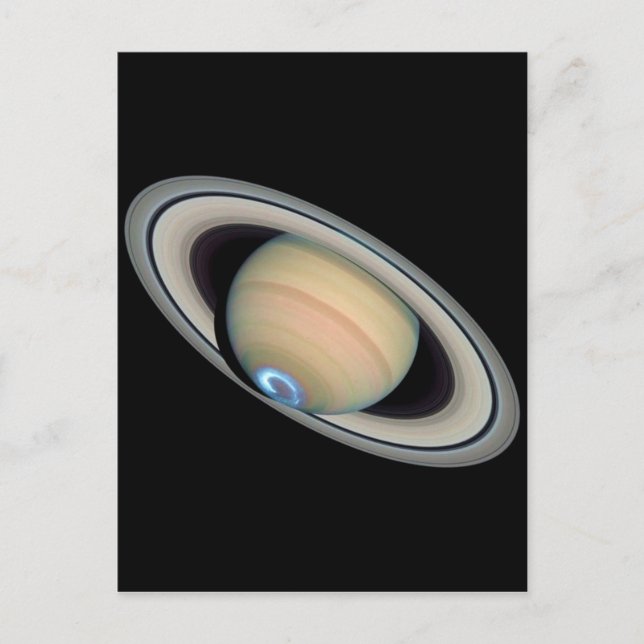 PLANET SATURN (solsystem) ~ Vykort (Framsida)