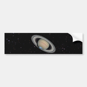 Planet Saturn Starry Himlar Bildekal