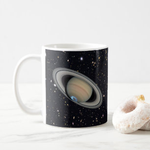 Planet Saturn Starry Himlar Kaffemugg