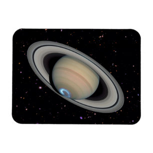 Planet Saturn Starry Himlar Magnet