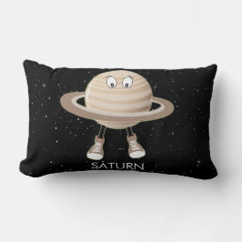Planet Saturn & Stars Lumbarkudde