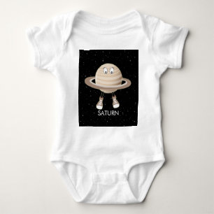 Planet Saturn & Stars T Shirt