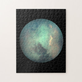 Planet Saturns Måne Titan Pussel