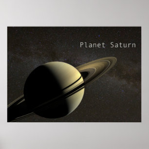 Planet Saturnus Poster