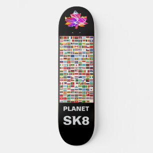 PLANET SK8 MINI SKATEBOARD BRÄDA 18,5 CM