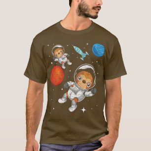 Planet Space Travel Rocket Zoo Animal Astronaut Sl T Shirt