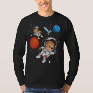 Planet Space Travel Rocket Zoo Animal Astronaut Sl T Shirt