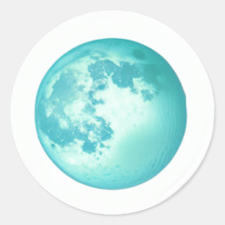Planet Sticker Runt Klistermärke