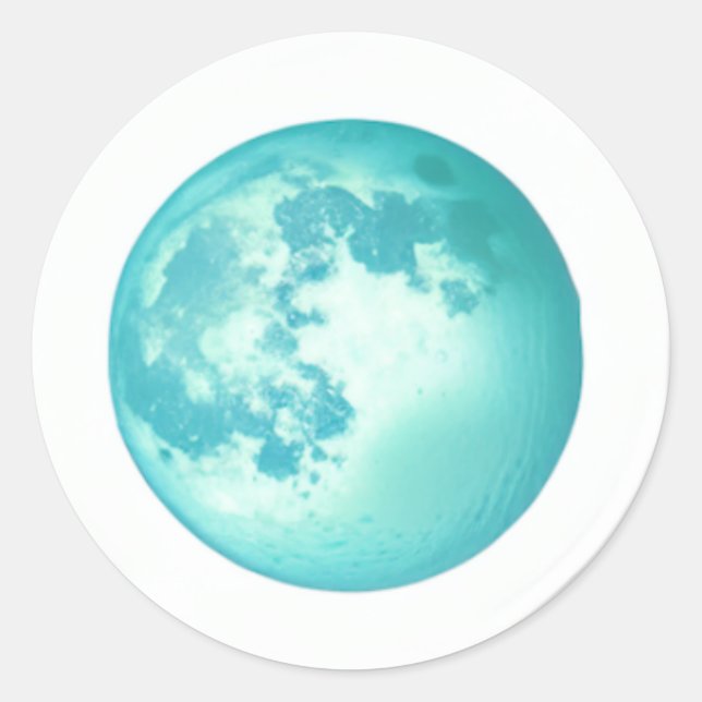Planet Sticker Runt Klistermärke (Framsida)
