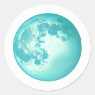 Planet Sticker Runt Klistermärke