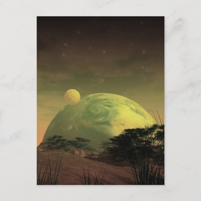 Planet Stiga upp vykort (Framsida)