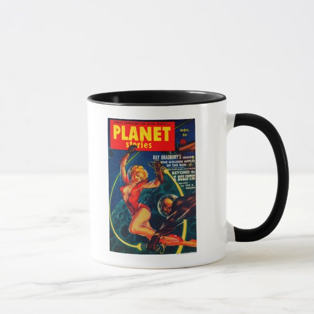 Planet Stories Magazine Cover 2 Mugg (Höger)