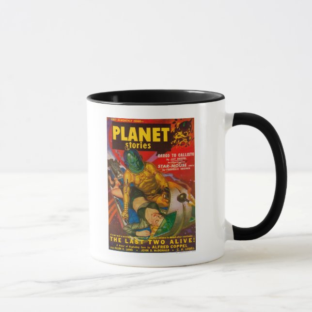 Planet Stories Magazine Cover 6 Mugg (Höger)