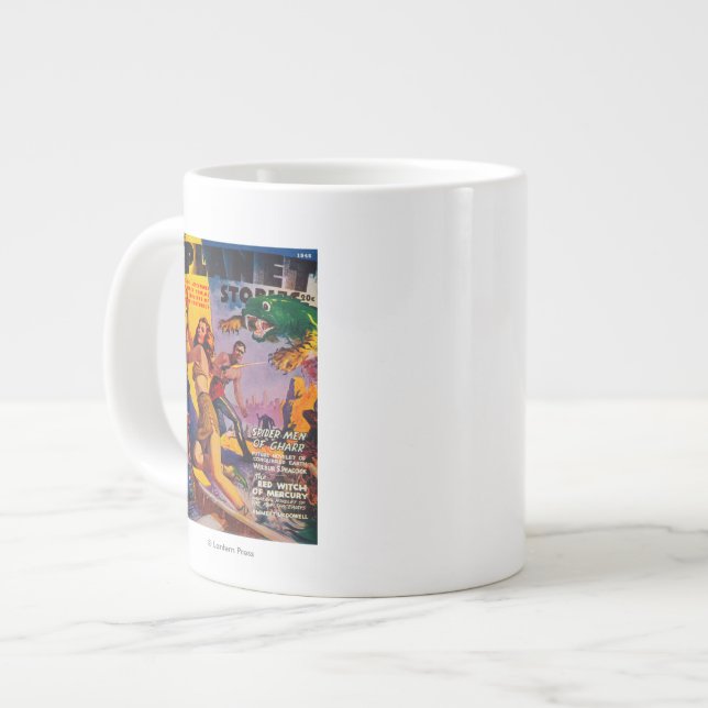 Planet Stories Magazine Omslag 5 Jumbo Mugg (Framsida vänster)
