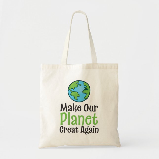Planet Storslagen Igen Budget Totebag Tygkasse (Framsidan)