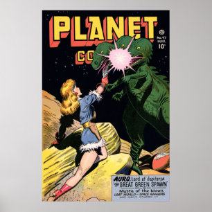 Planet-Tecknader nr 47 Poster