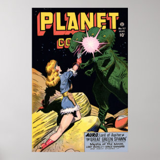 Planet-Tecknader nr 47 Poster