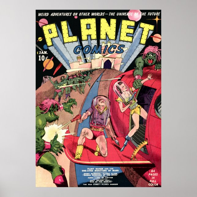 Planet Tecknads Poster (Framsidan)