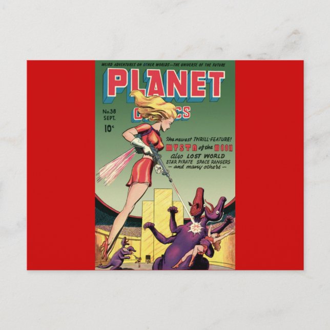 Planet Tecknads Vykort (Framsida)