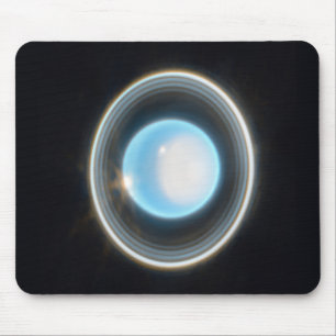 Planet Uranus med Ringar JWST Image Musmatta