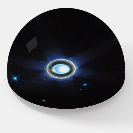 Planet Uranus med Ringar och Måne JWST Image