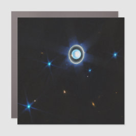 Planet Uranus med Ringar och Måne JWST Image