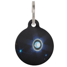 Planet Uranus med Ringar och Måne JWST Image Djurbricka
