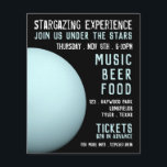 Planet Uranus, Planetarium Event Advertising Flygblad<br><div class="desc">Planet Uranus,  Planetarium Event Advertising Flyers från Affärskortet Store.</div>
