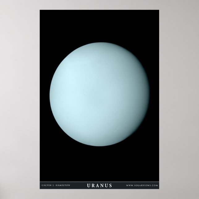 Planet Uranus Poster (Framsidan)