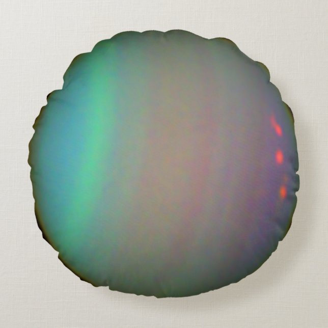 Planet Uranus Rund Kudde (Framsidan)