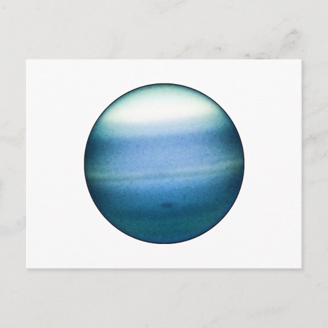 PLANET URANUS (solar system) ~~ Vykort (Framsida)