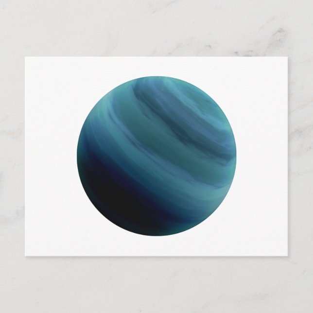 PLANET URANUS (solsystem) ~~ Vykort (Framsida)