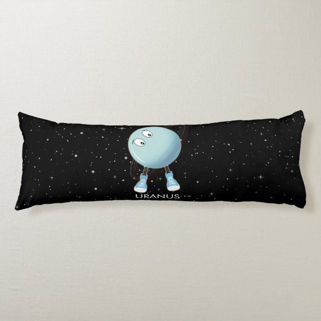 Planet Uranus & Stars Kroppskudde (Framsidan)