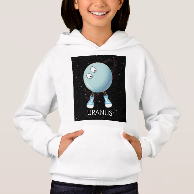 Planet Uranus & Stars T Shirt (Framsida)