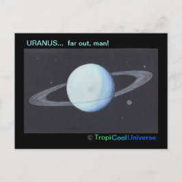 Planet URANUS-vykort Vykort