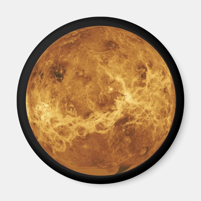 Planet Venus Astronomy Collector Magnet (Framsidan)