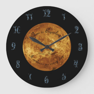 Planet Venus Astronomy Taurus New Age Stor Klocka