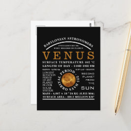 Planet Venus Detaljastronomi Vykort
