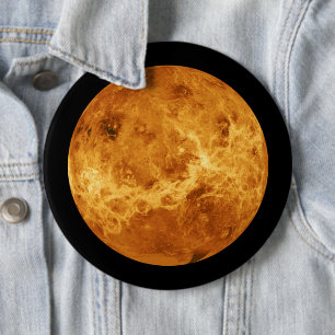 Planet Venus från rymdenjumbon knäppas Knapp