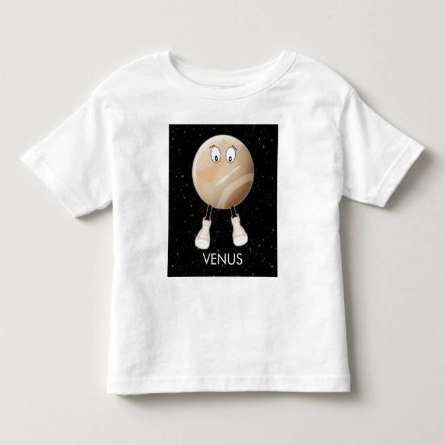 Planet Venus & Stars T Shirt (Framsida)