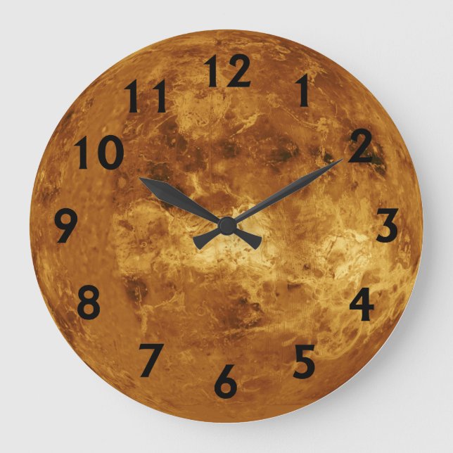 Planet Venus Stor Klocka (Framsida)