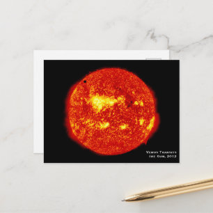 Planet Venus Transits Sol, Hi-Res Vykort